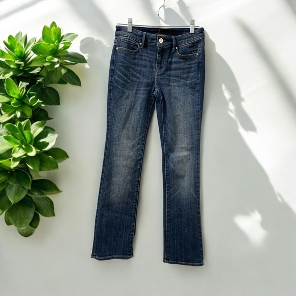 White House Black Market Slim Boot Mid-Rise Everyday Soft Jeans 2P‎ - Picture 1 of 7